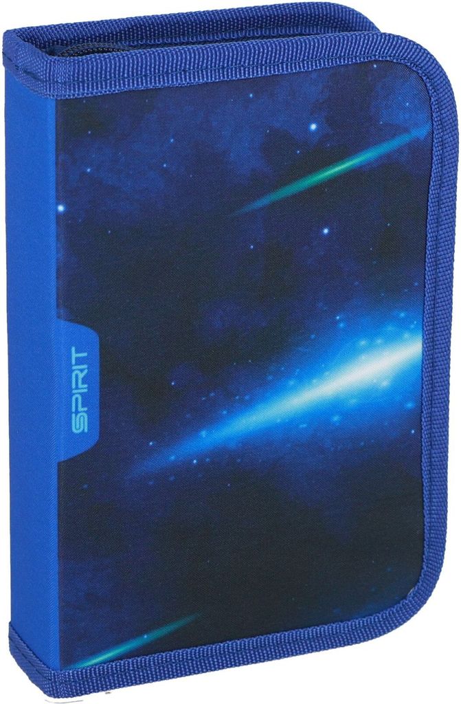 SPIRIT Schüler Etui 28 teilig 1-Zipper Mäppchen ABS Blue Produktbild 