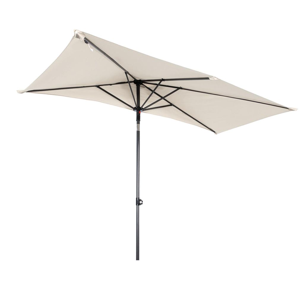 Angel Living Halbrunder Sonnenschirm 235x122cm für Balkon & Produktbild 