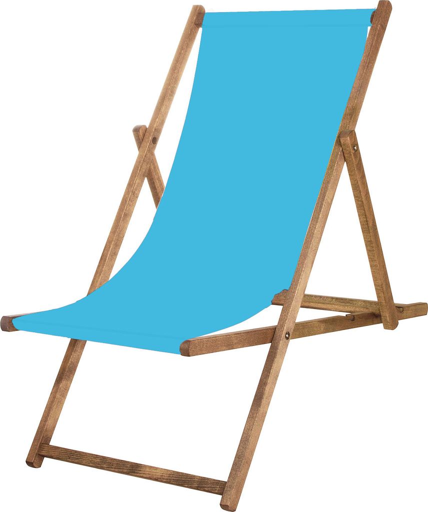 Liegestuhl Gartenliege Klappstuhl aus Holz imprägniert klappbar Relaxliege Campingstuhl Strandstuhl Buchenholz