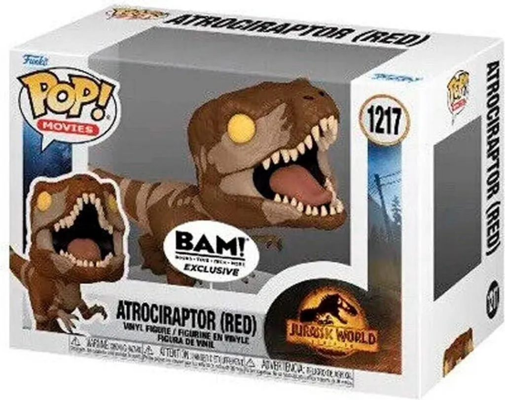 Figurine Atrociraptor rouge Jurassic World de collection exclusive