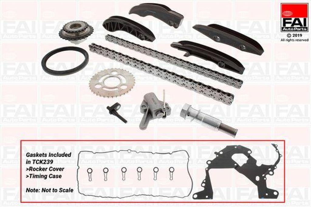 FAI AutoParts TCK239 Steuerkettensatz OE 11318570649 kompatibel mit 3er E90, 3er F30, 3er E93, 3er E92, 3er F34, 3er E91, 3er F31, 4er F33, 4er F32...