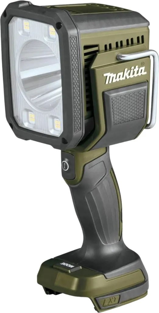 Lampe Torche LED 1250 Lumens Makita DML812 18V Robuste Vert Olive