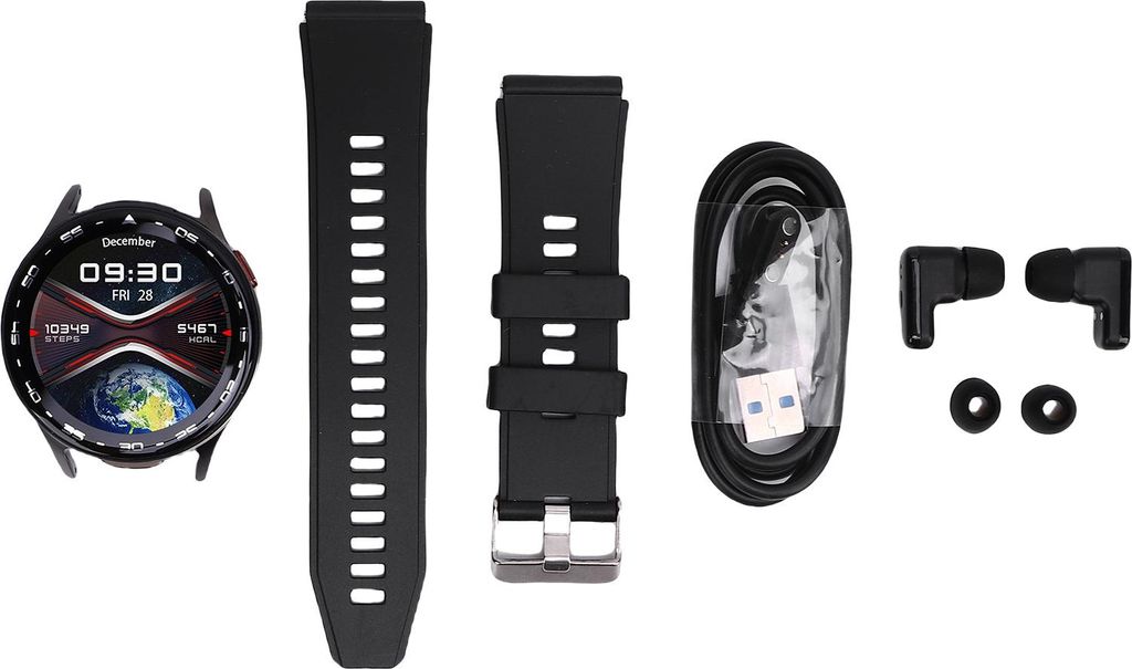 smartwatch 2 in 1 con cancellazione del rumore AI, Immagine del prodotto 