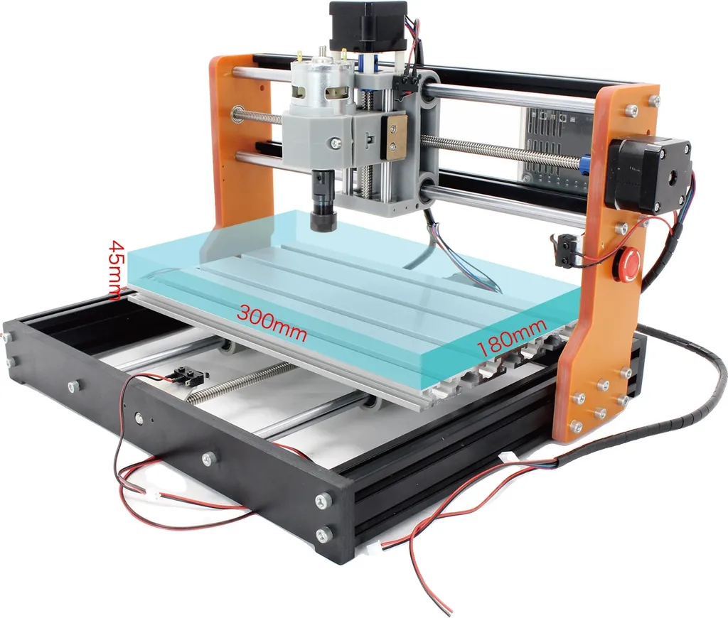 Routeur CNC 3018 gravure laser 15W pour bois et métaux tendres 3 axes