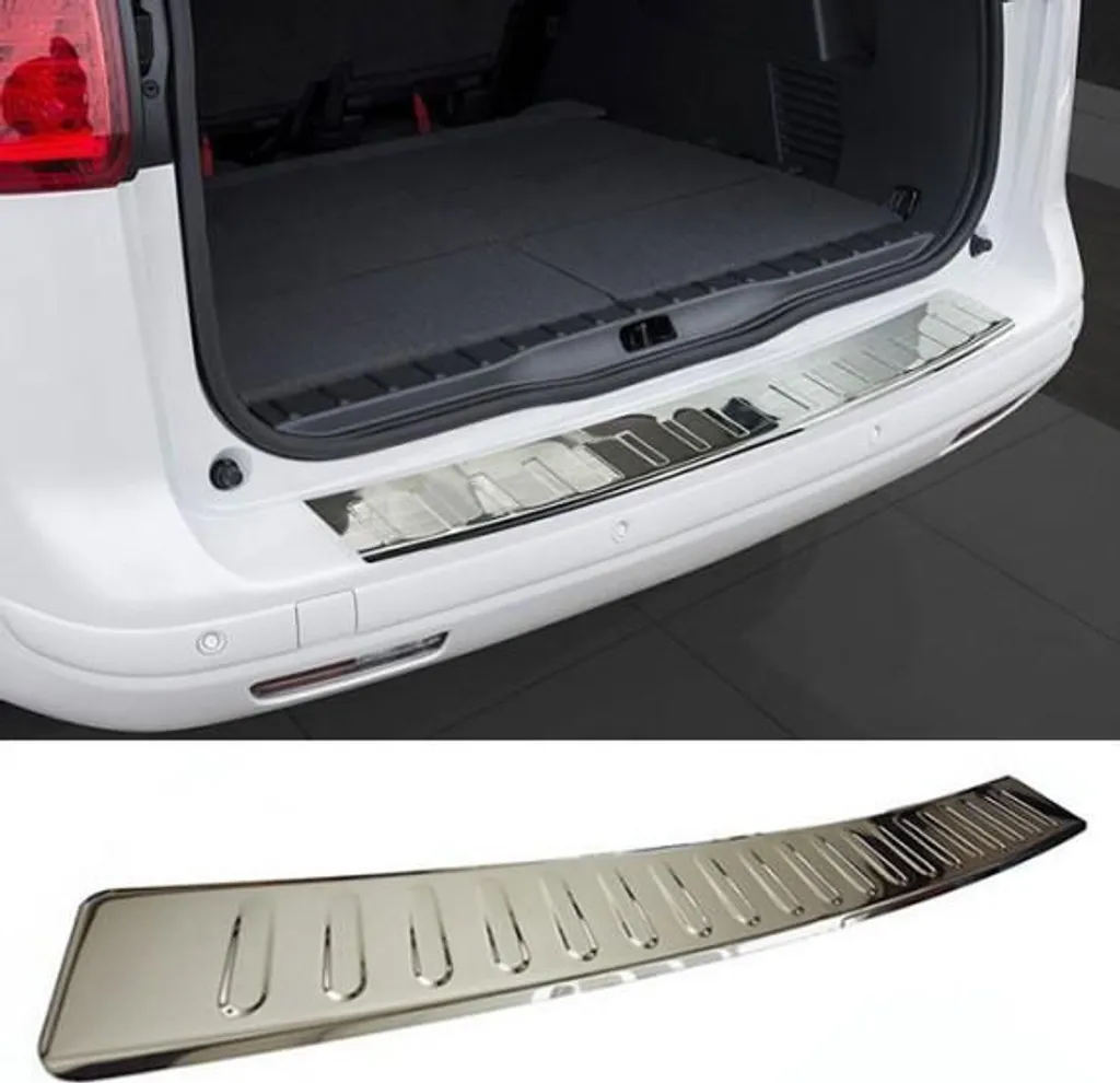 Protection de seuil de chargement chromée pour VW Touran 5T 2015-