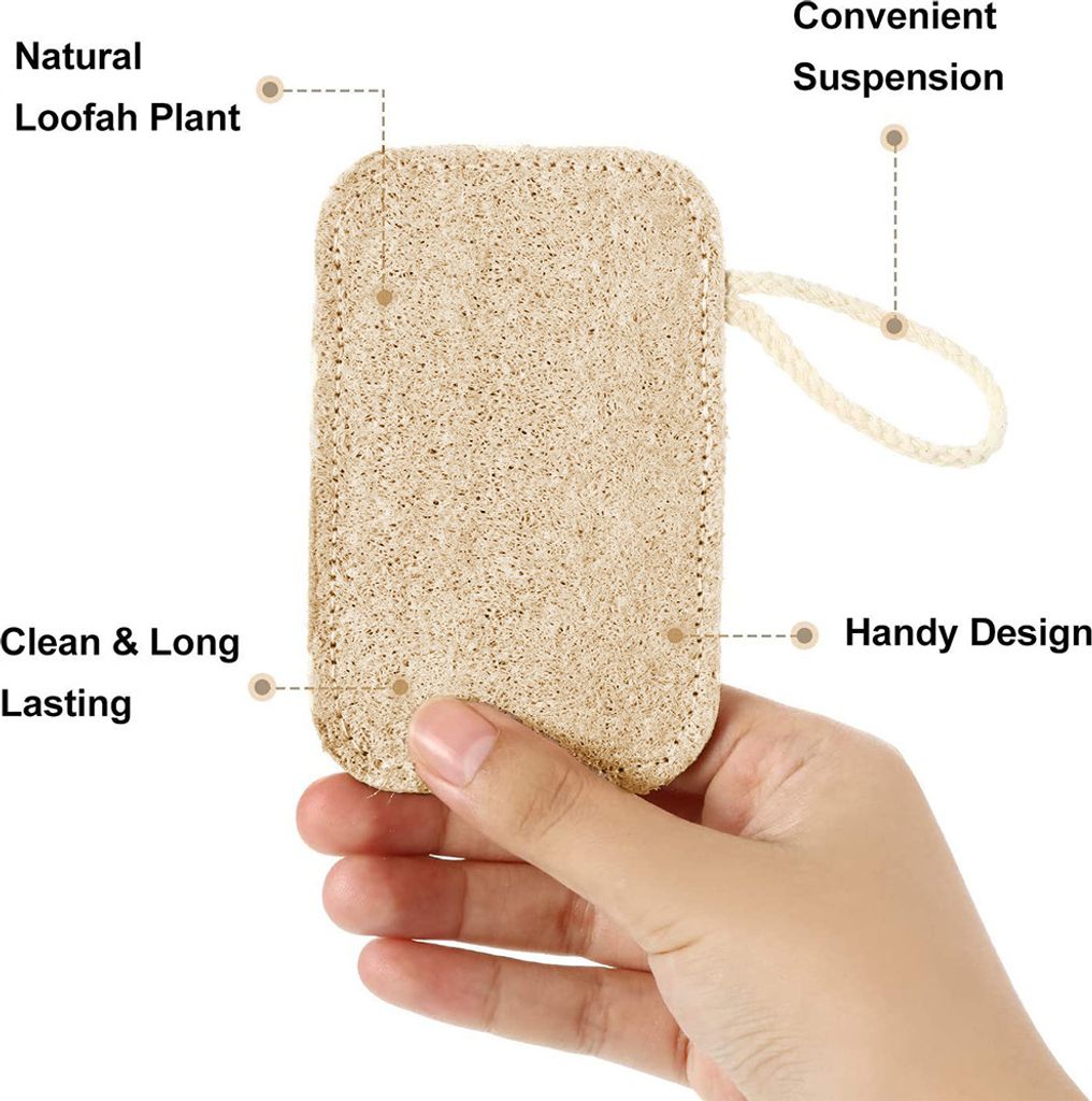 Luffa Schwamm Küche | 6er Pack nachhaltige Küchenschwämme | Produktbild 5