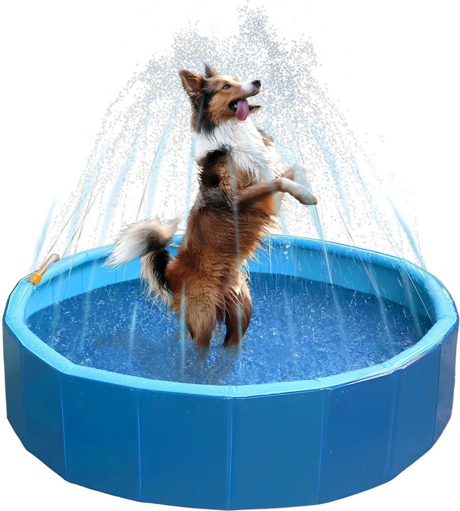 Coolpets Splash Sprinkler Pool 120cm, 30cm