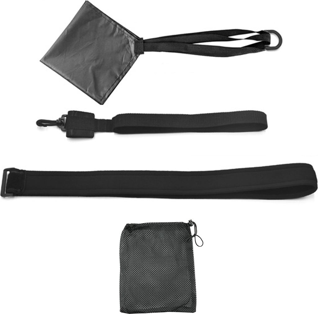 Schwimmfallschirm, Schwimmkraft-Trainingsgürtel, Schwimmwiderstands-Trainingsgerät mit Widerstandsfallschirm, Schwimmgürtel für Erwachsene