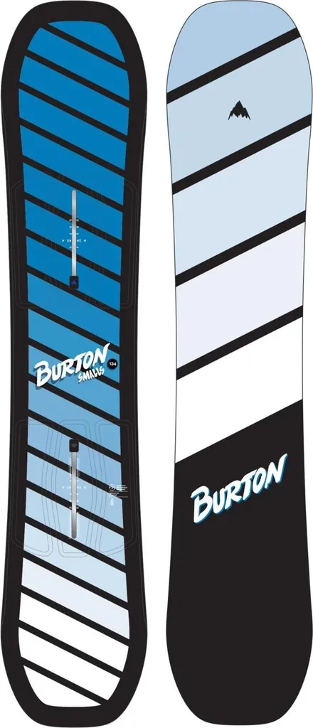 Snowboard Burton Smalls 134 Bleu Évite les Fautes de Carre