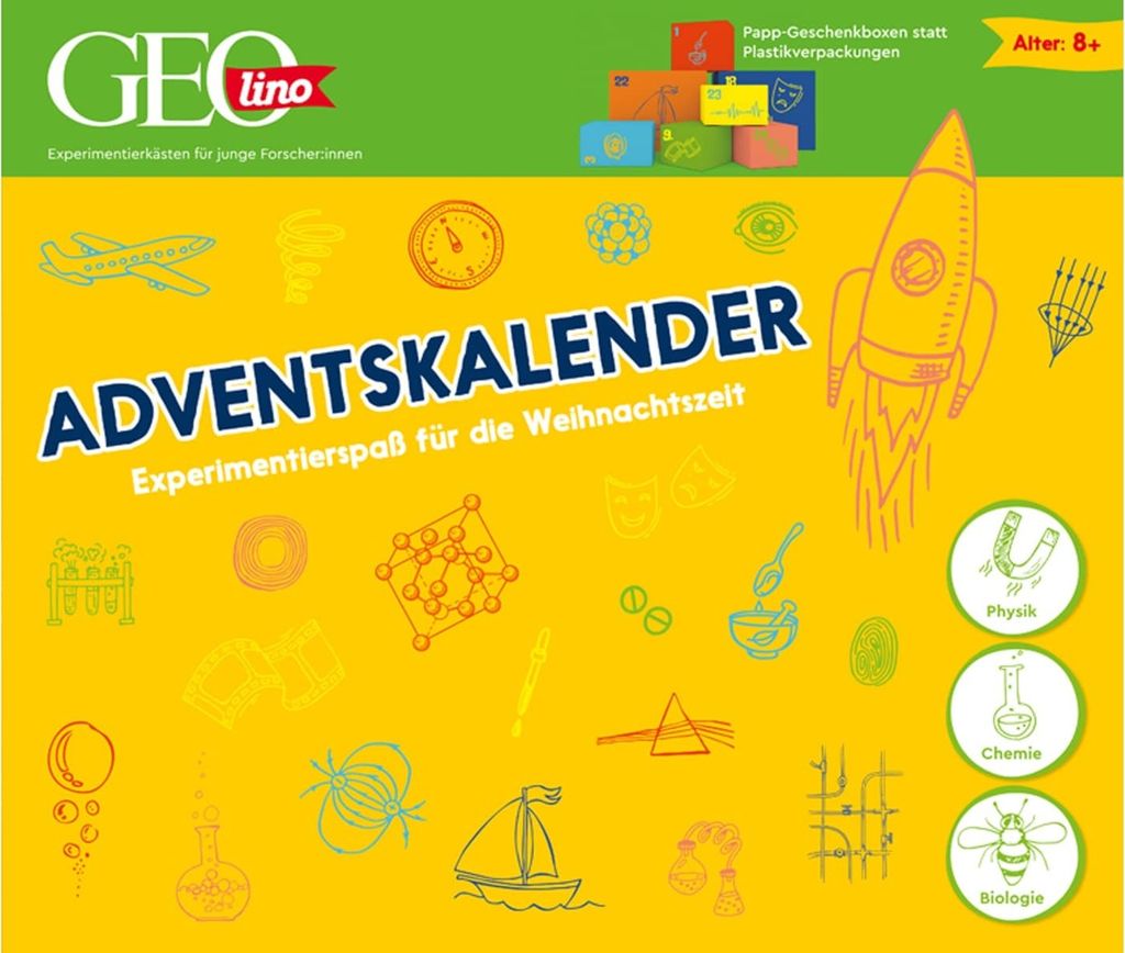 Adventný kalendár FRANZIS, 67070, Prírodné vedy, GEOlino Obrázok produktu 