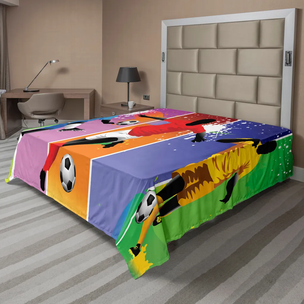 Lenzuolo Calcio ABAKUHAUS XL 275x260 cm - Morbida Microfibra