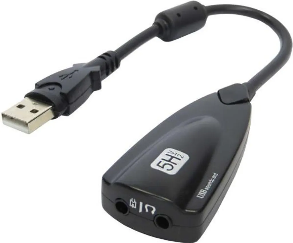 Scheda Audio Esterna Keepdrum USB-HA - Adattatore Microfono e Cuffie PC