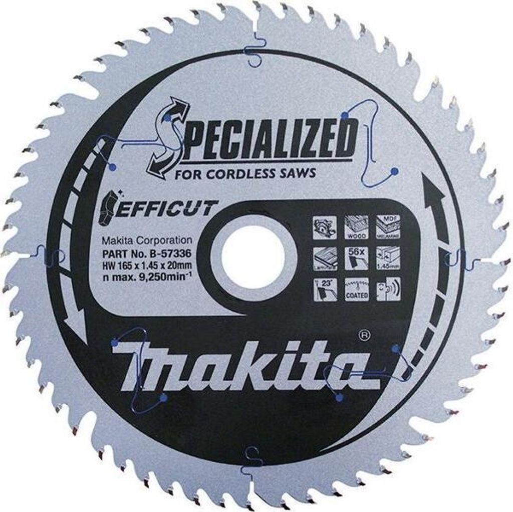 Makita E-12136 Lama circolare 136 x 20 mm Numero di denti Immagine del prodotto 