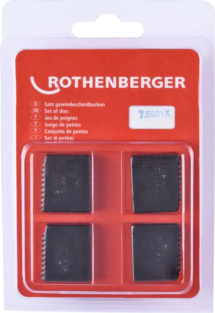 Réalisez vos filetages NPT 1.1/4 avec les mâchoires de coupe Rothenberger SC