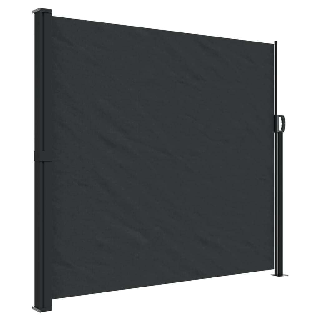 vidaXL Bočná výsuvná markíza čierna 180x300 cm Obrázok produktu 