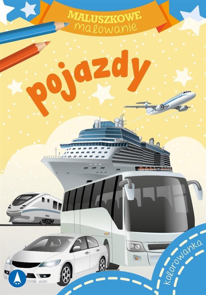 Pojazdy. Maluszkowe malowanie - Opracowanie zbiorowe (Malbücher für Kinder auf Polnisch)