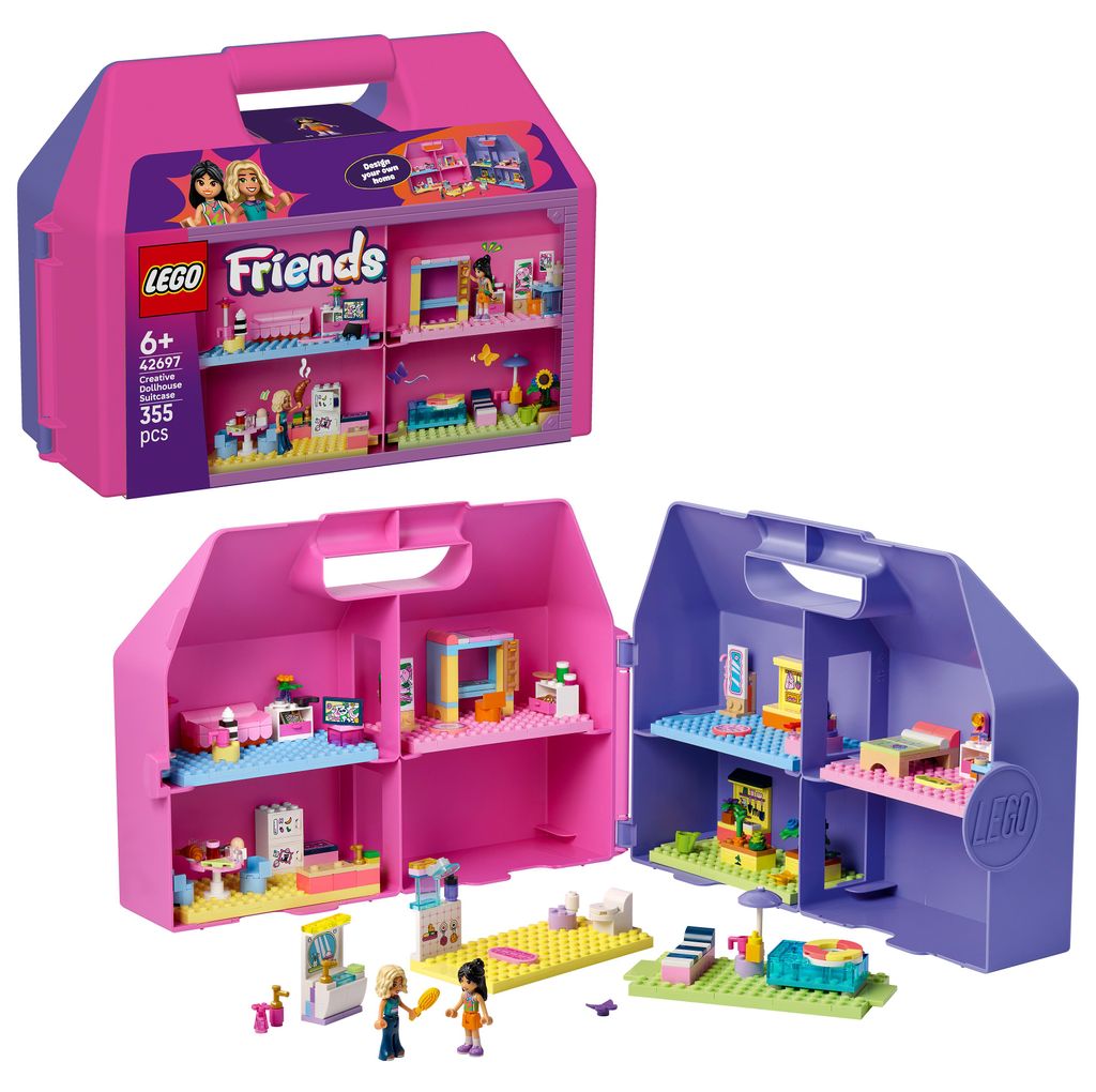 LEGO Friends Kreatywna walizka z domkiem dla lalek, Zestaw Zdjęcie produktu 
