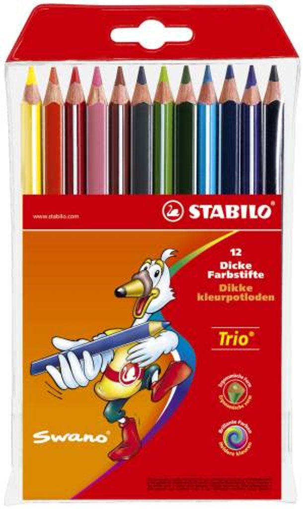Happy Kidz Farbstifte Trio 12er Etui 21404156061 Produktbild 