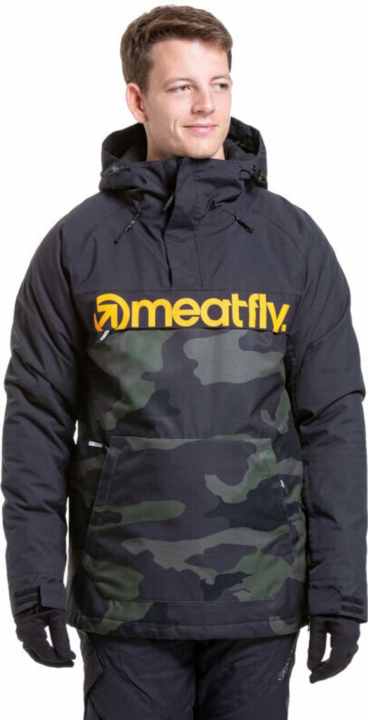 Meatfly Slinger Mens SNB and Ski Jacket Rampage Camo L Skijacke