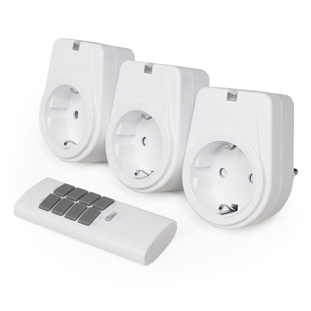 Rádiem řízená sada zásuvek McPower ''Comfort'' 3 zásuvky + Obrázek produktu