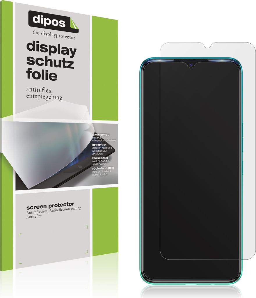 5x Schutzfolie für Tecno Spark 7T matt Displayschutzfolie Folie Display Schutz dipos
