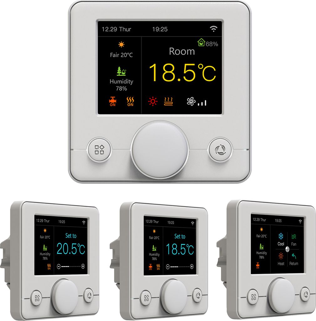 WiFi Digital buntem RGB LCD Raumthermostat Thermostatr für 3A Wassererwärmung Fußbodenheizung programmierbarer Thermostat Wandthermostat Temper...