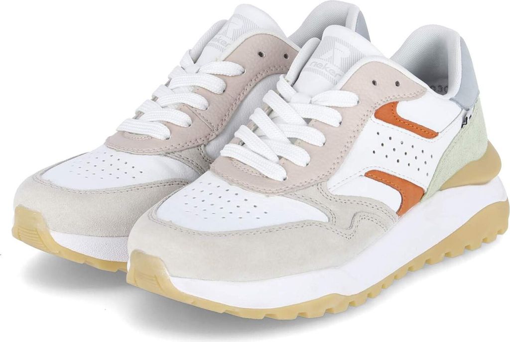 Rieker Sneakers Laag Sneakers Laag - Wit - Maat 36