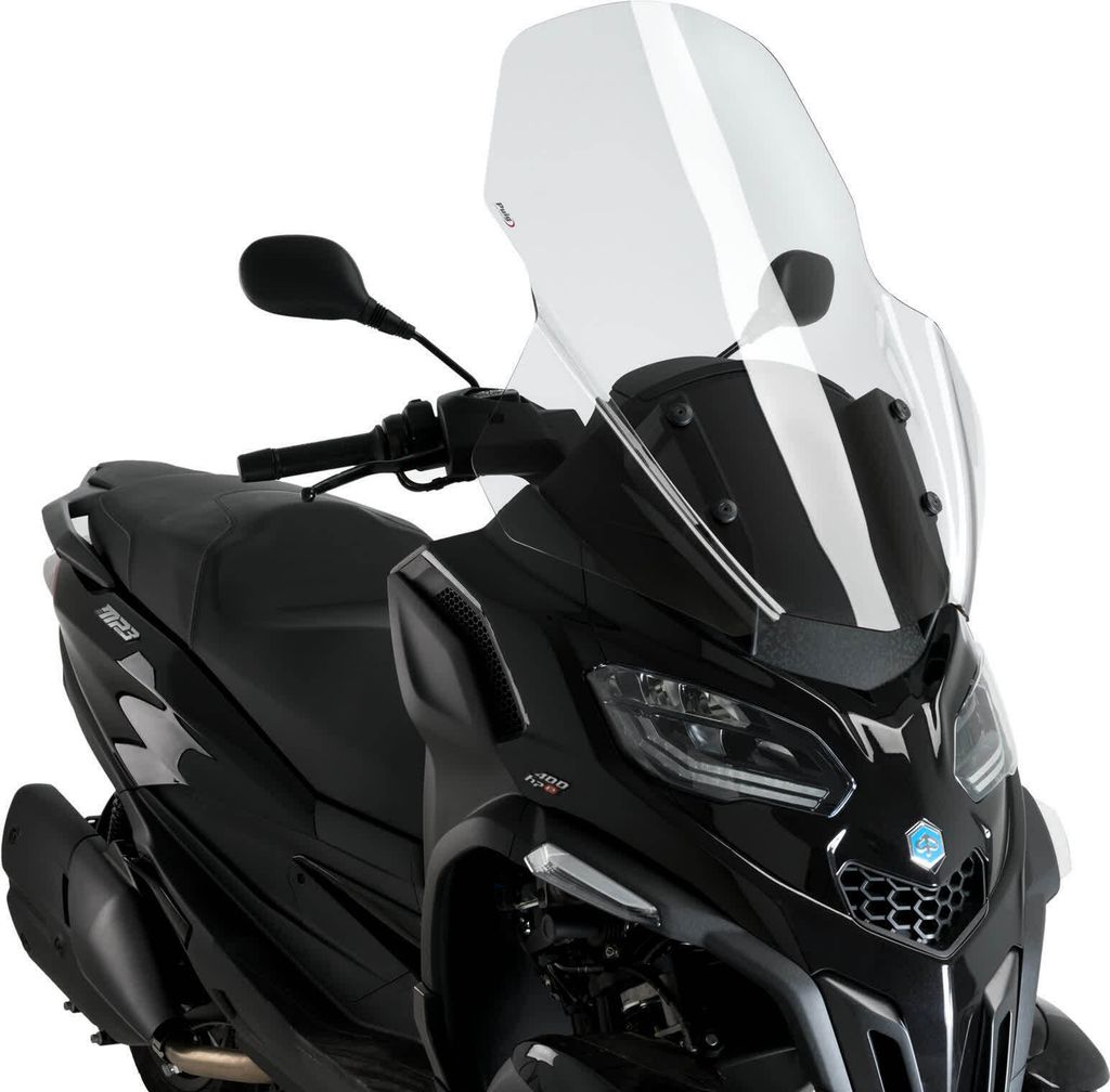 PUIG 21374W Windschutzscheibe V-Tech Line Touring passend fuer PIAGGIO MP3 400 SPORT Transparent