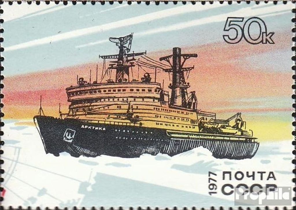 Briefmarken Sowjetunion 1977 Mi 4641 (kompl.Ausg.) postfrisch Nordpolfahrt