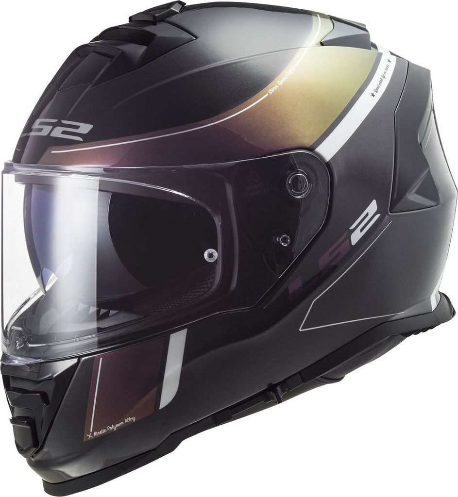 Kask LS2 FF800 Storm Velvet, czarny/fioletowy, 2XL (63/64) Zdjęcie produktu 