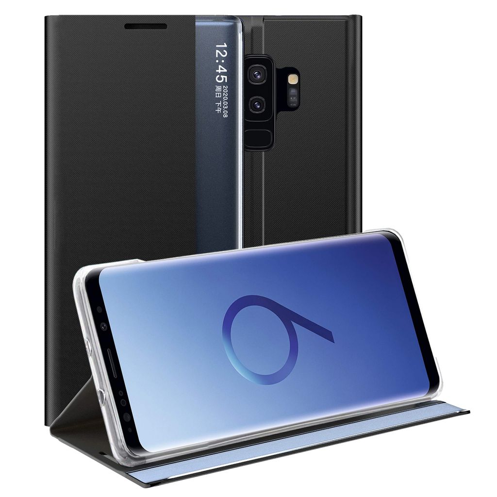 Galaxy S9 Plus Pouzdro, Slim Flip Kožené Pouzdro s Okénkem Obrázek produktu 