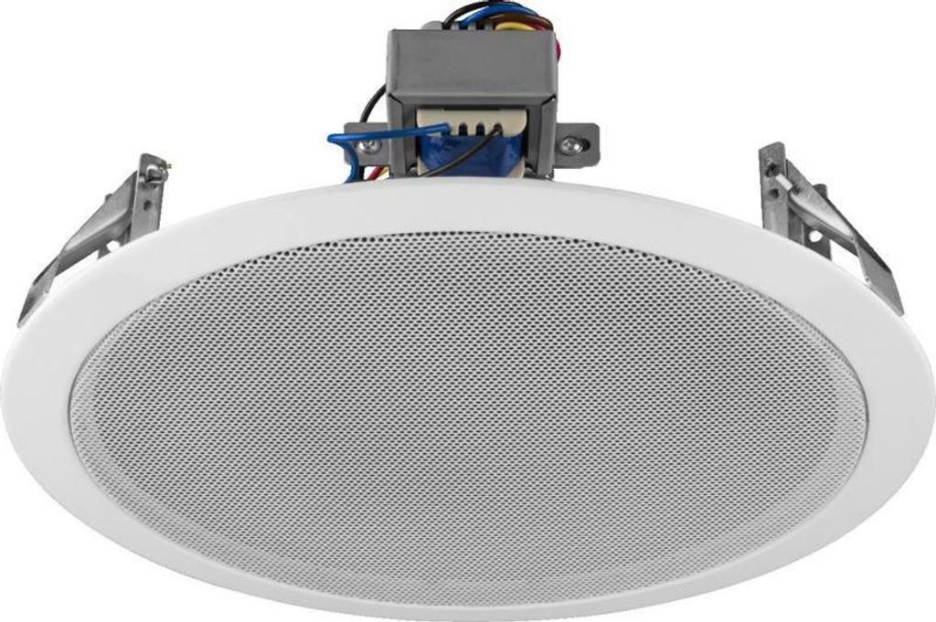 MONACOR ELA-Deckenlautsprecher 100V 8'' 92dB 90-16000Hz ws EDL-18