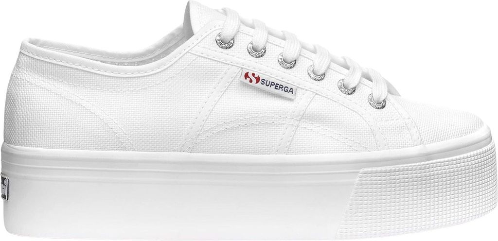 Superga 2790 Cotu Frauen Schnürung Segeltuch Plattform Produktbild 42