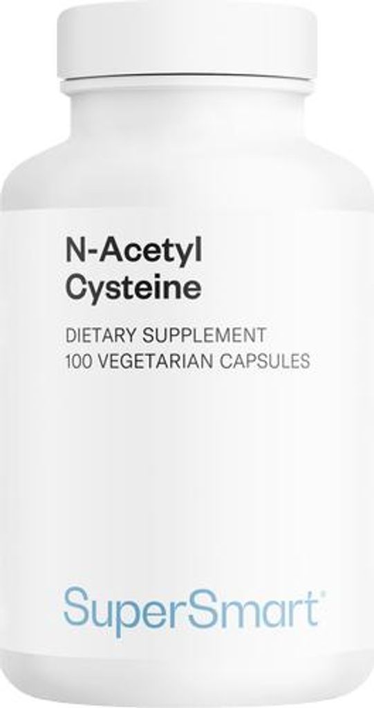SuperSmart N-Acetyl Cysteine Dietary Supplement - 100 Vegi-Kaps