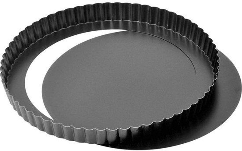 Bäckform - Backplatte - Torteform - Quichebäckform - Quicheform - Backblech - Dunkelgraue Backblech