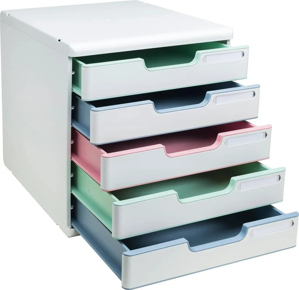 Organiseur de documents A4 Exacompta Modulo 5 tiroirs pour le bureau
