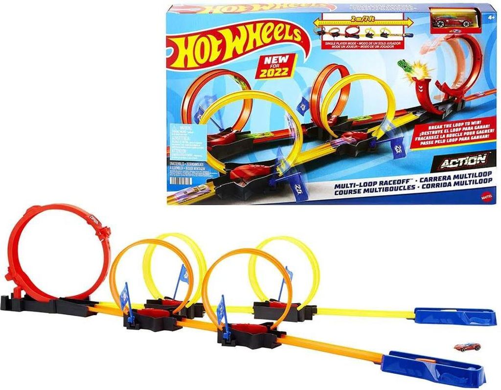 Hot Wheels Rally attraverso i loop acrobatici HDR83 Immagine del prodotto 