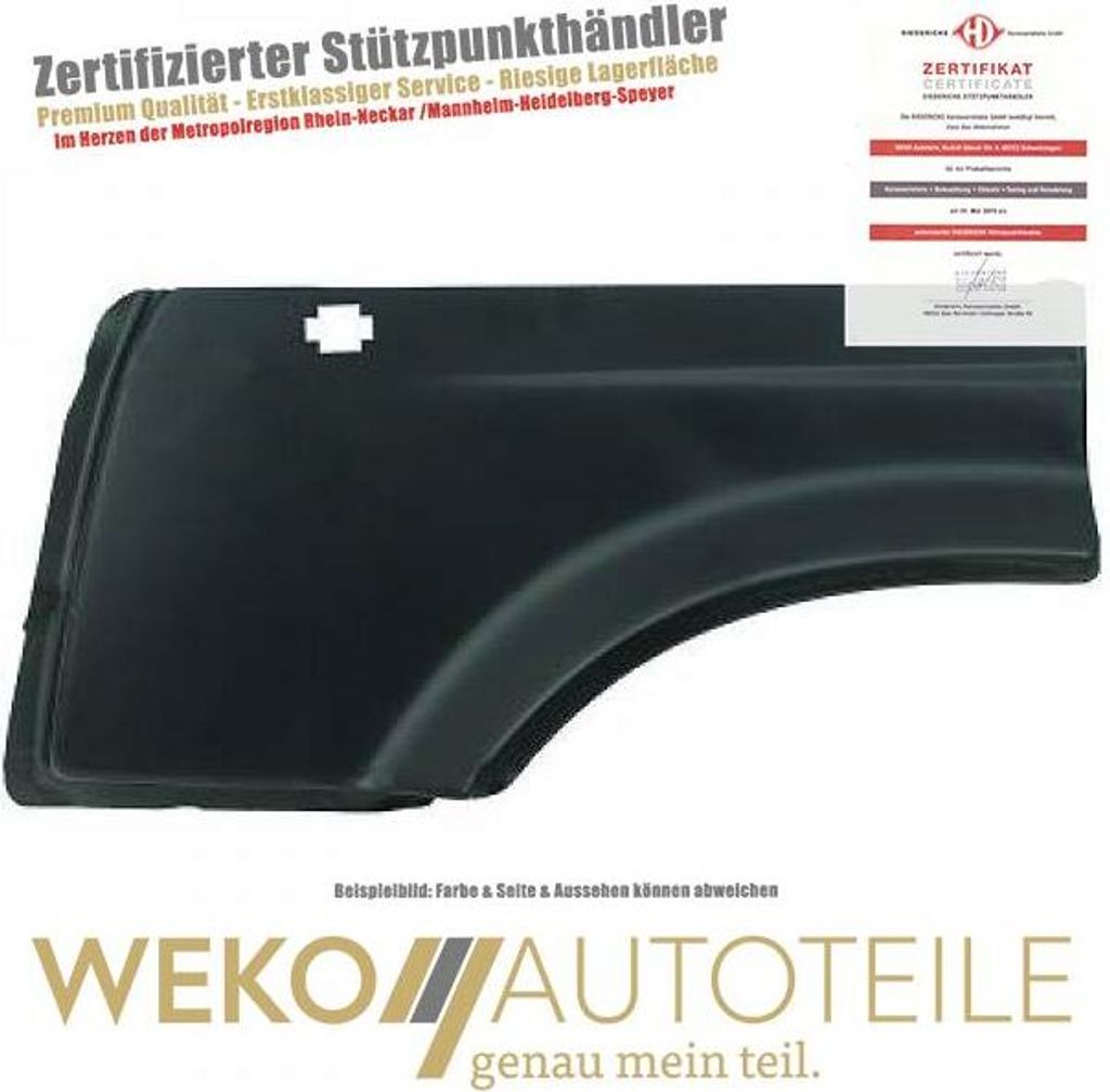 Kotflügel vorne rechts DIEDERICHS 9222122 für FORD