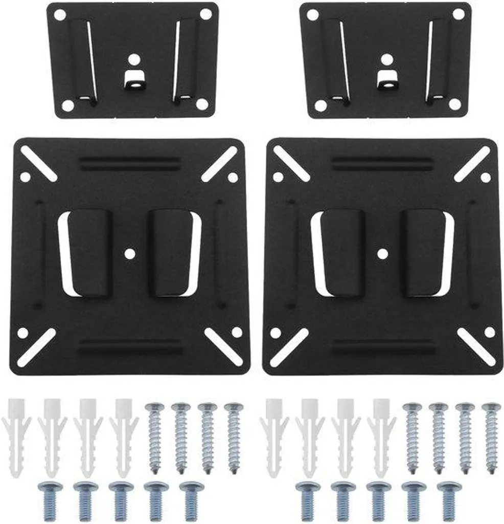Support mural pour moniteur PC et petit téléviseur 14-24 pouces VESA 100