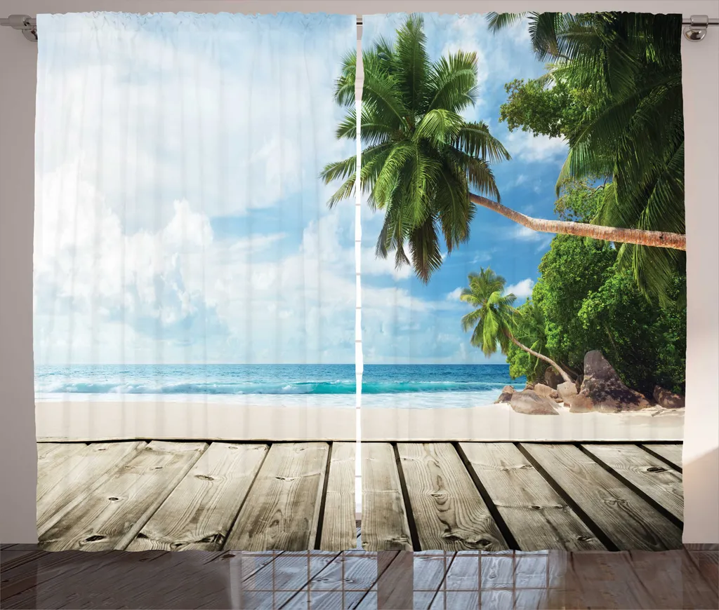 Tenda Lavabile ABAKUHAUS Palma 280x245 | Ideale per Famiglie