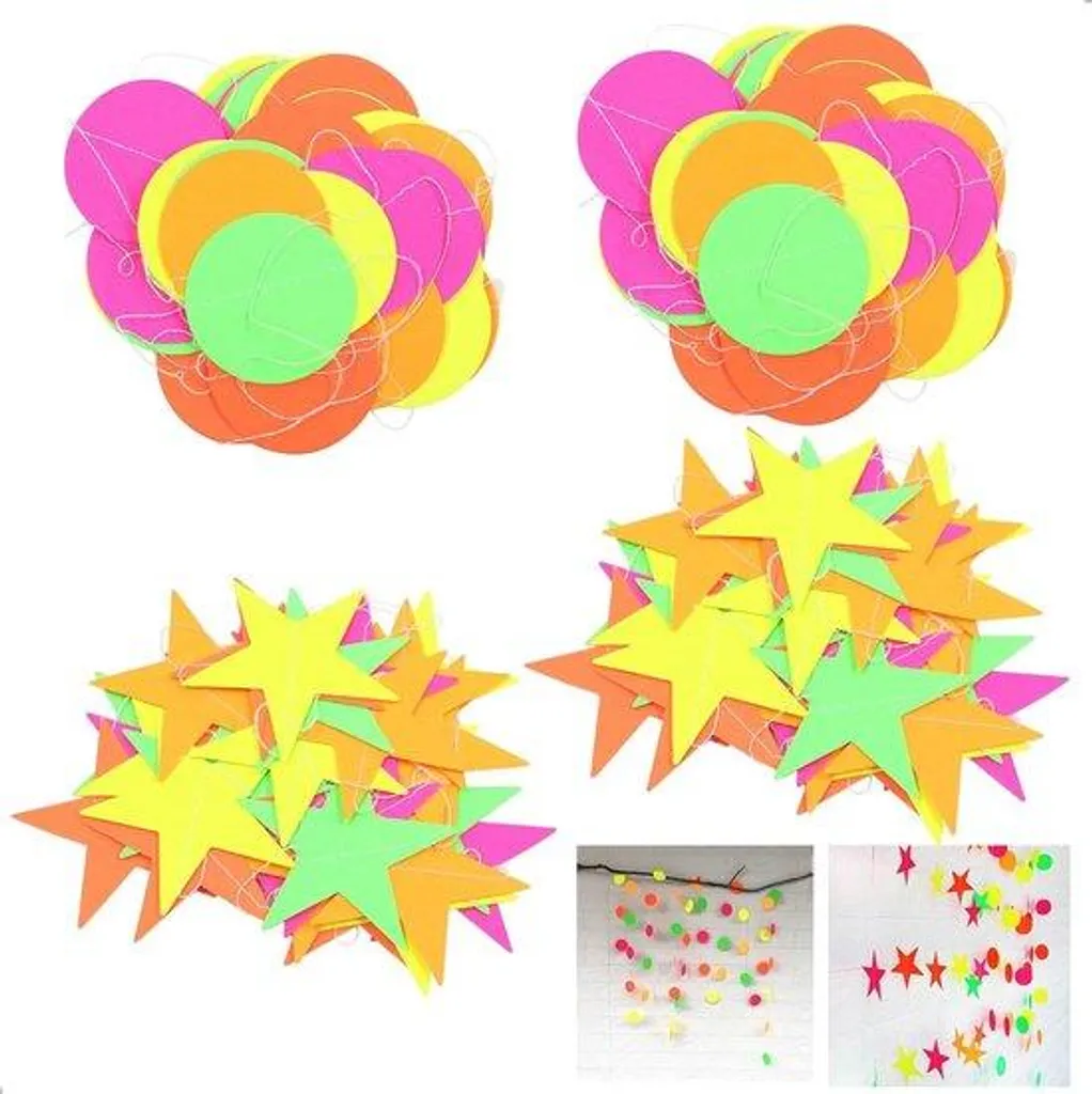Guirlande de fête multicolore 4 mètres idéale pour décorer vos mariages