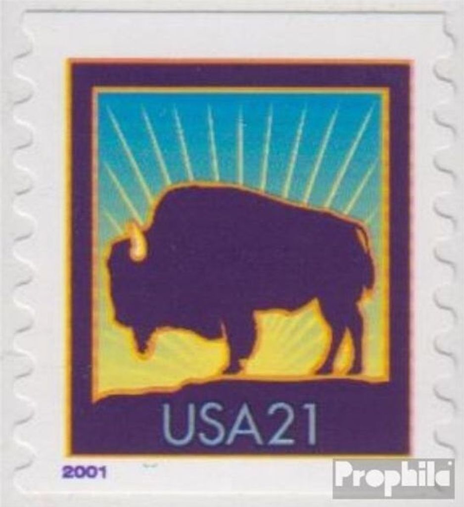 Briefmarken USA 2001 Mi 3437BC (kompl.Ausg.) postfrisch Bison