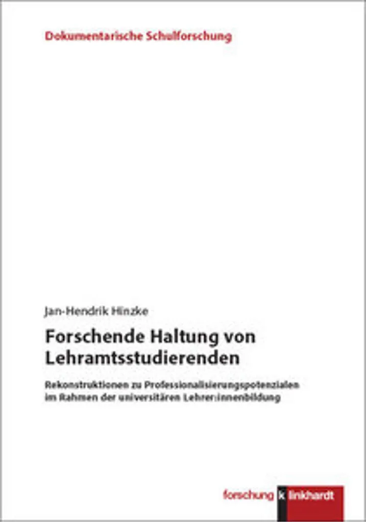 Forschende Haltung von Lehramtsstudierenden : Analyse et Théorie Critique