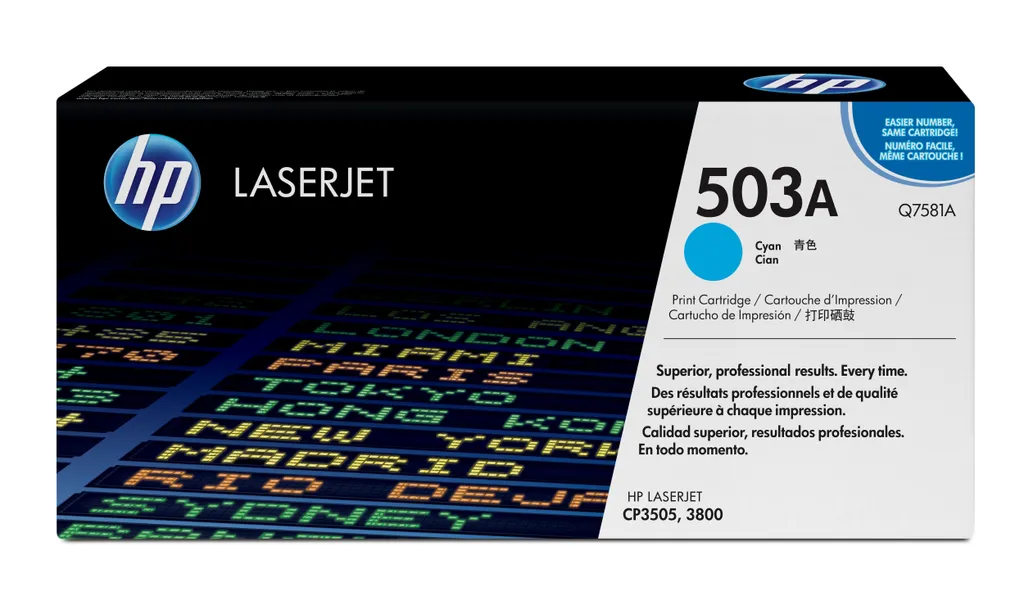 Toner Originale HP 503A Ciano Q7581A | 6000 Pagine | Prezzo e Qualità