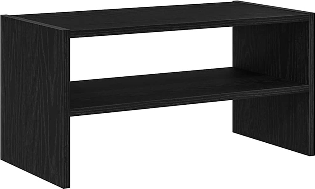 Schuhregal Stapelbar Schwarze Eiche 60x30x30,5 cm