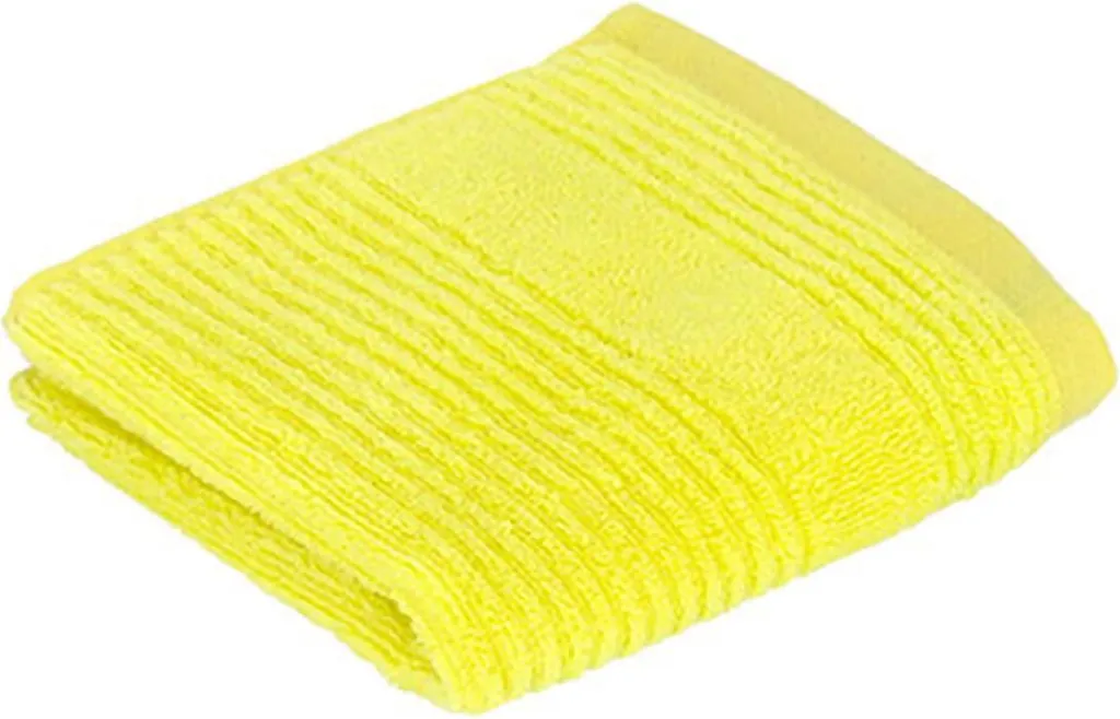 Asciugamano Vossen 119203 Domani 30x50: Praticità Giallo Elettrico