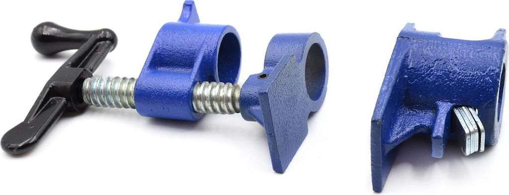 Professionelle Endlosschelle Für 3/4" Rohre - Hochwertige Zimmermannsklemme Mit Selbstsicherndem System Und Variabler Arbeitslänge Für Präzises...