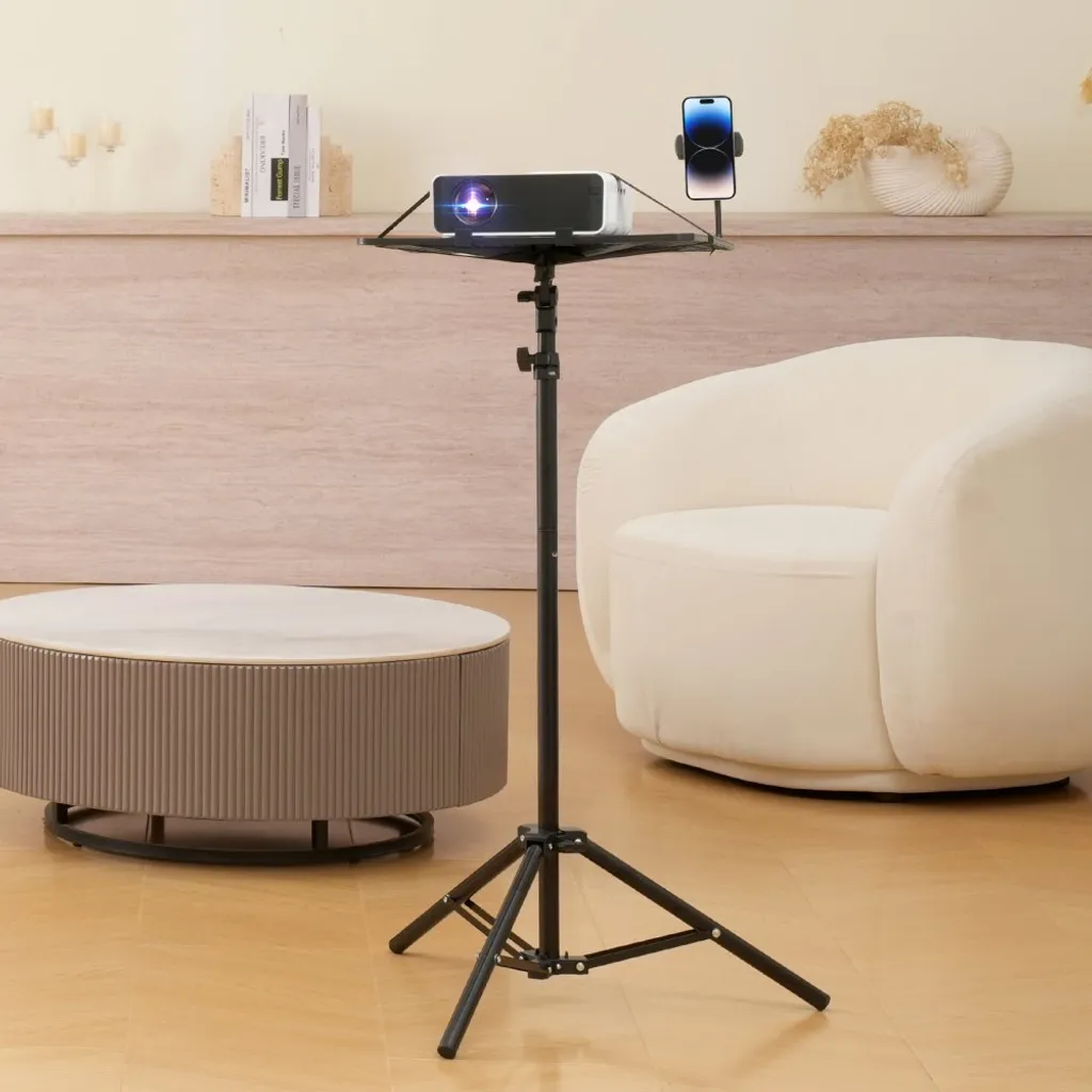 Support projecteur haute précision 160cm avec plateau multifonction - 8