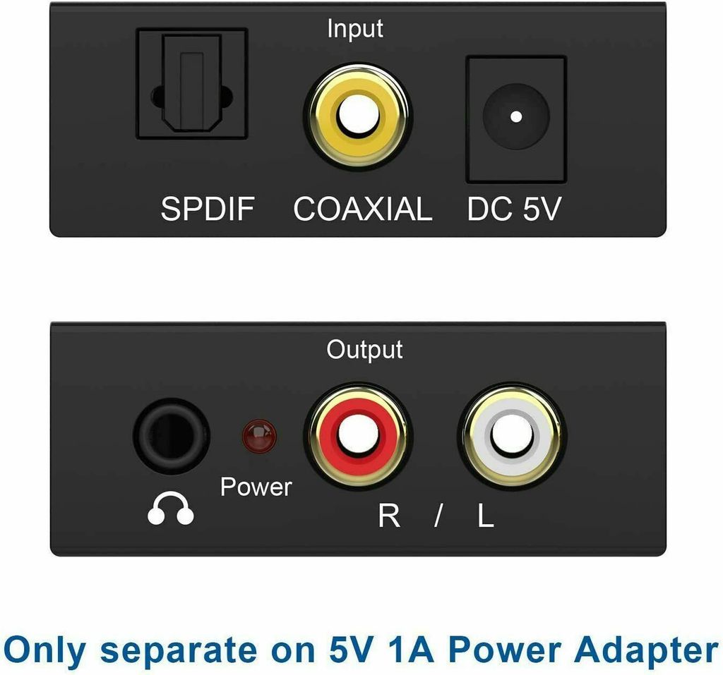 Digital Zu Analog Audio Konverter Wandler Optisch Toslink Produktbild 8