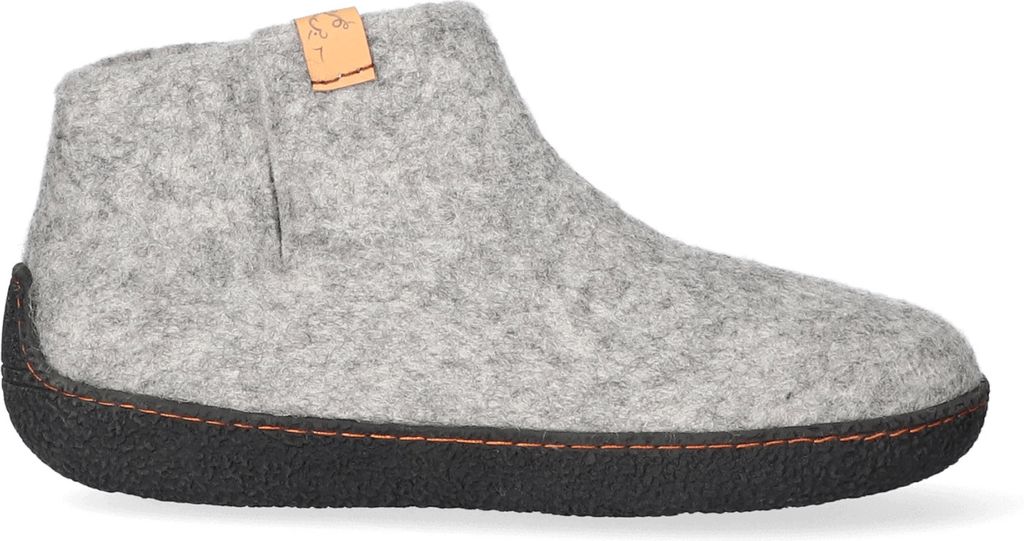 tofvel Rabara marble light grey Hallenschuh Grau in Gr. 42
